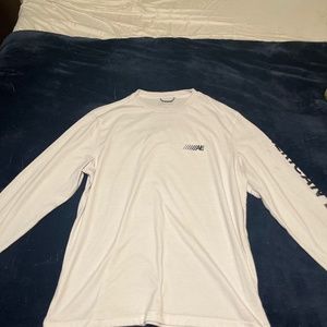White Long sleeve American egal shirt (large)